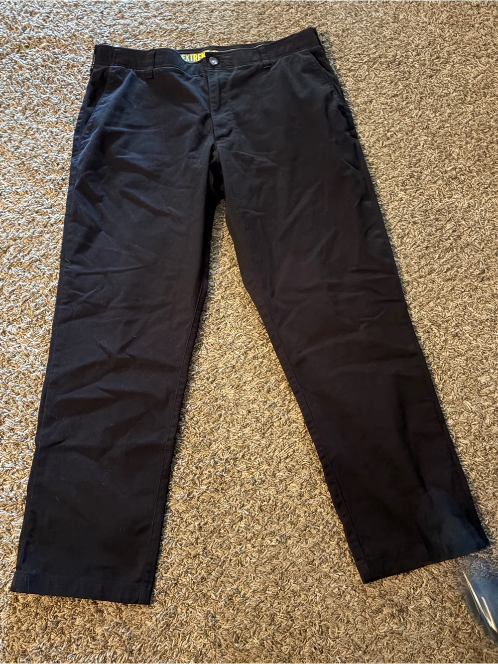 Lee extreme comfort black work pants 38x32